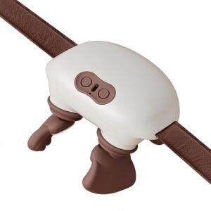 Bionic Heated Massager, Wireless Portable Shiatsu Neck and Back Massager, Electric Deep Tissue 4D Kneading Massage, Simulated Human Hand Design for Pain Relief and Muscle Relax, Pack of 1