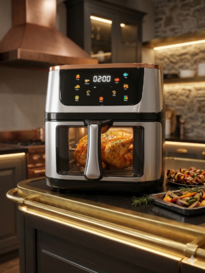 Premium 10L Extra-Large Smart Air Fryer full touch Screen