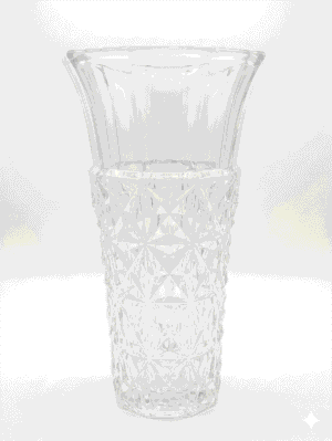 Prismatic Crystal Vase heavy quality